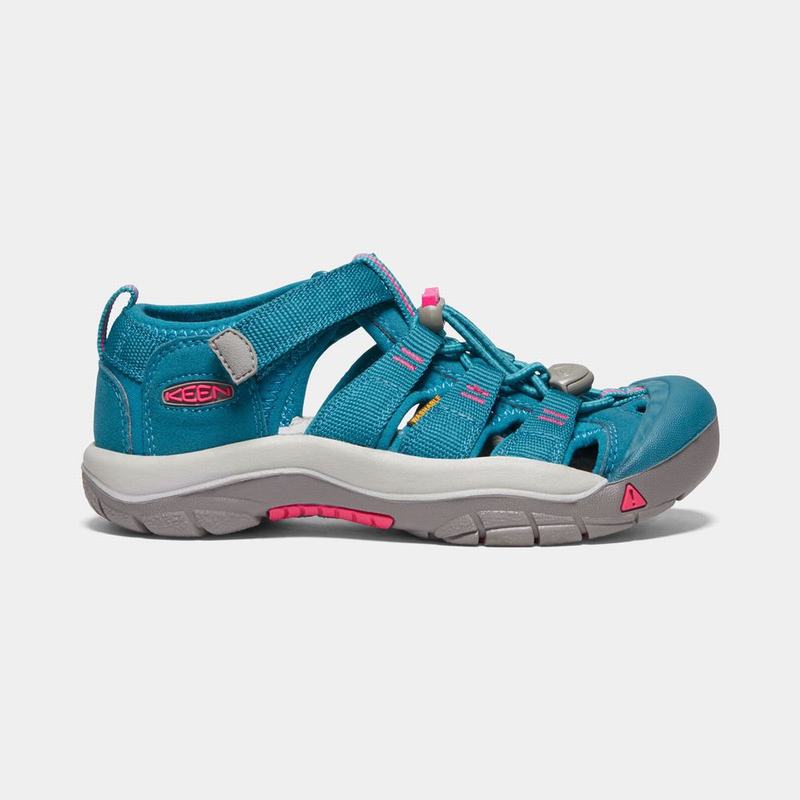 Sandalias Keen Newport H2 Para Niños Azules/Rosas Claro - Sandalias Keen Mexico (285436-UDV)